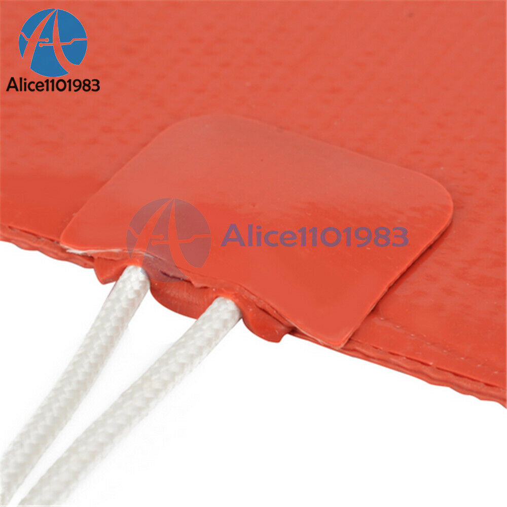 12V 12W Silicone Heating Panel Constant Temperature Heater Plate 100 x 120 mm