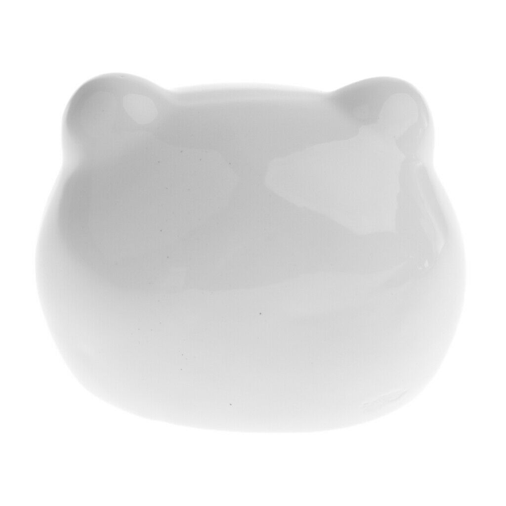 Hamster Bed Bear Shape Comfortable Sleeping Small Animal Pet House White #1