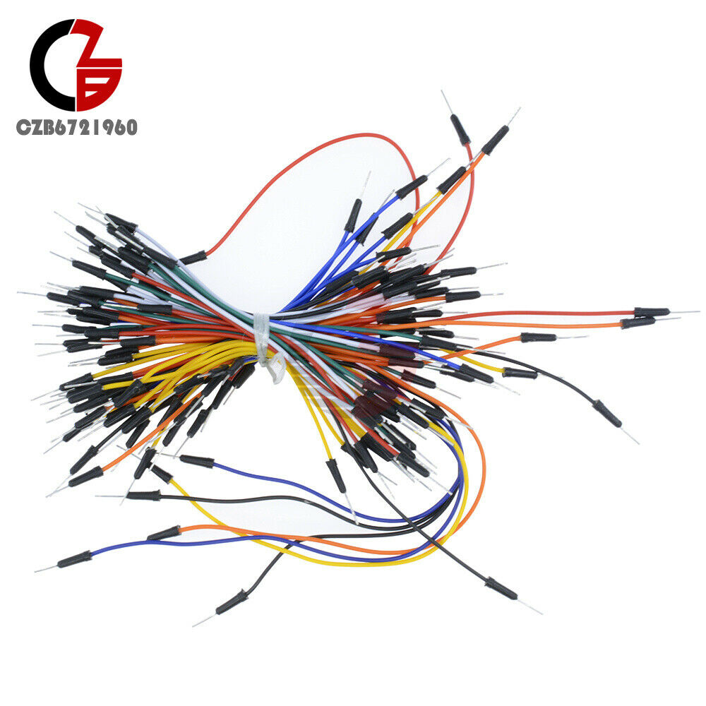 10PCS 65PCS Breadboard Jumper Wires Male to Male Solderless Flexible Cable