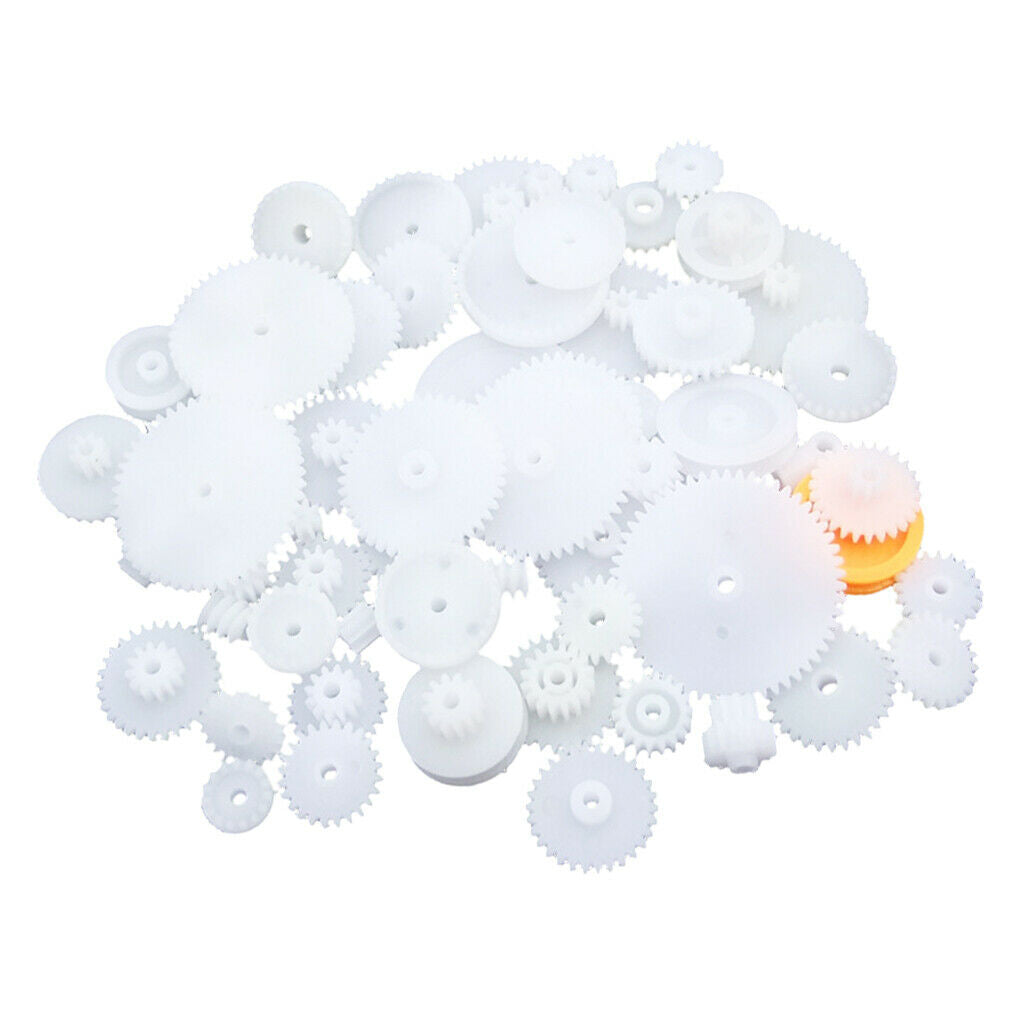 64 Style DIY Plastic Gears Robot Wheel Car Motor Toys Part Accessories Gear