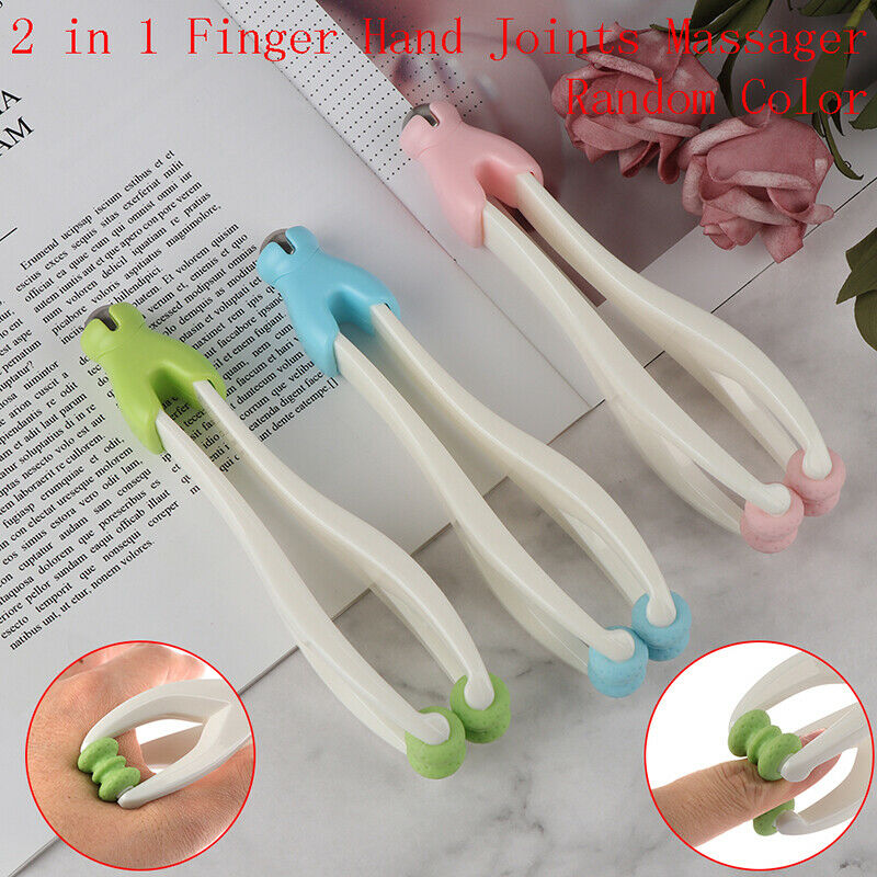 2 In 1 Massage Dual Rollers Rolling Finger Hand Joints Massager Anti Cellul SJ