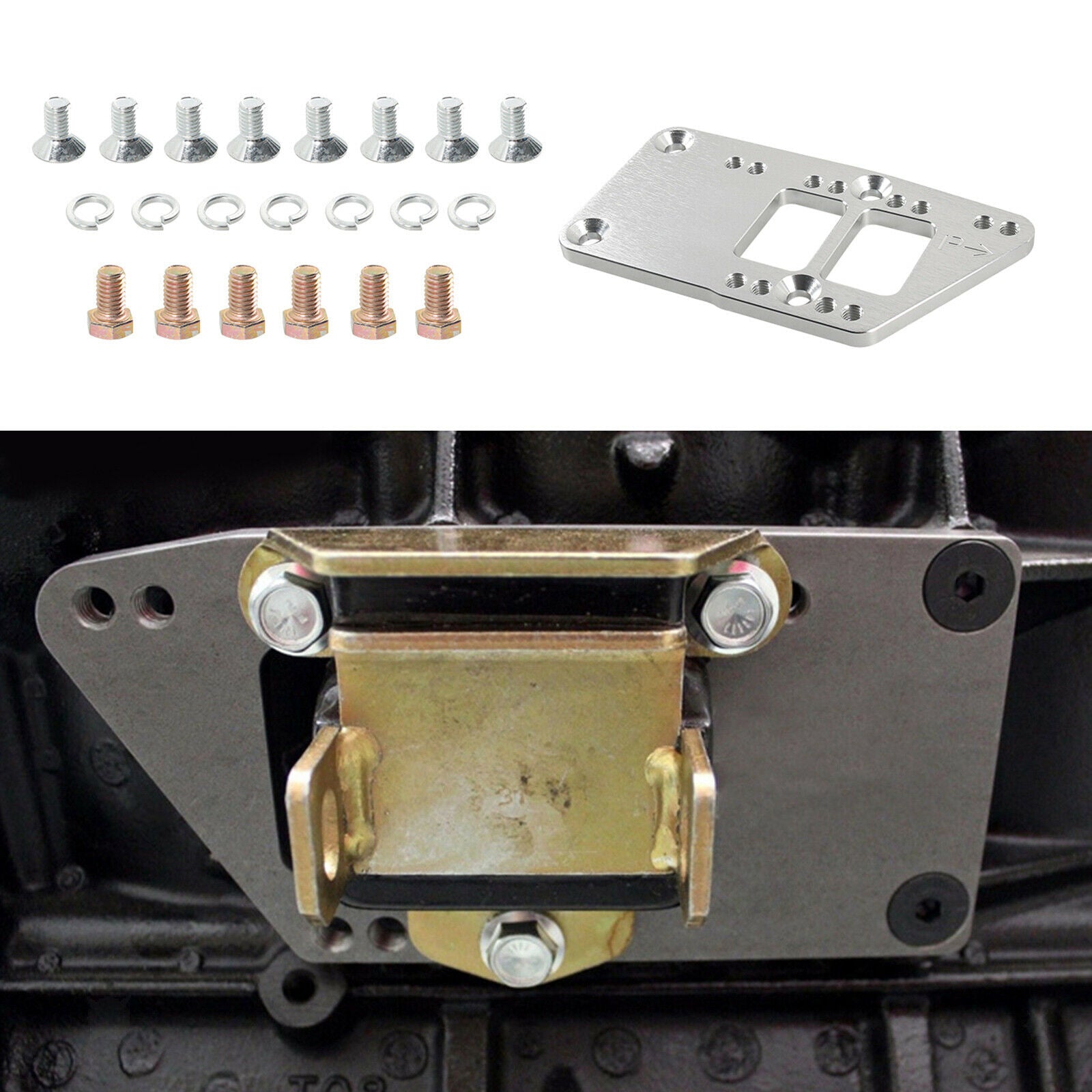 Sturdy Swap Motor Mounts Durable Engine Mounting Adapter Car for Chevy LS