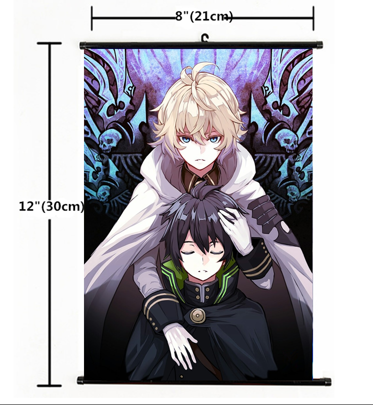 Hot Japan Anime Seraph of the end Wall Poster Scroll Home Decor 1271