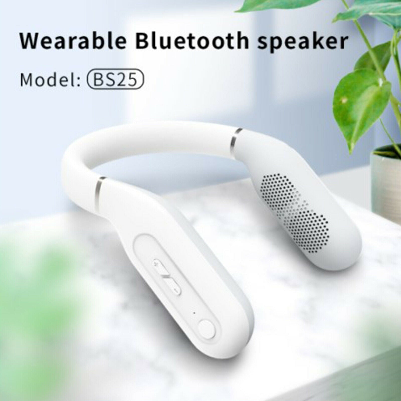 Neckband Bluetooth Speaker Lightweight Speaker Headset Earphone Home Walking