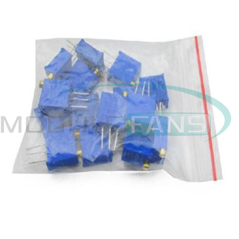 15 Values 3296 Trimmer Trim Pot Resistor Potentiometer Kits M