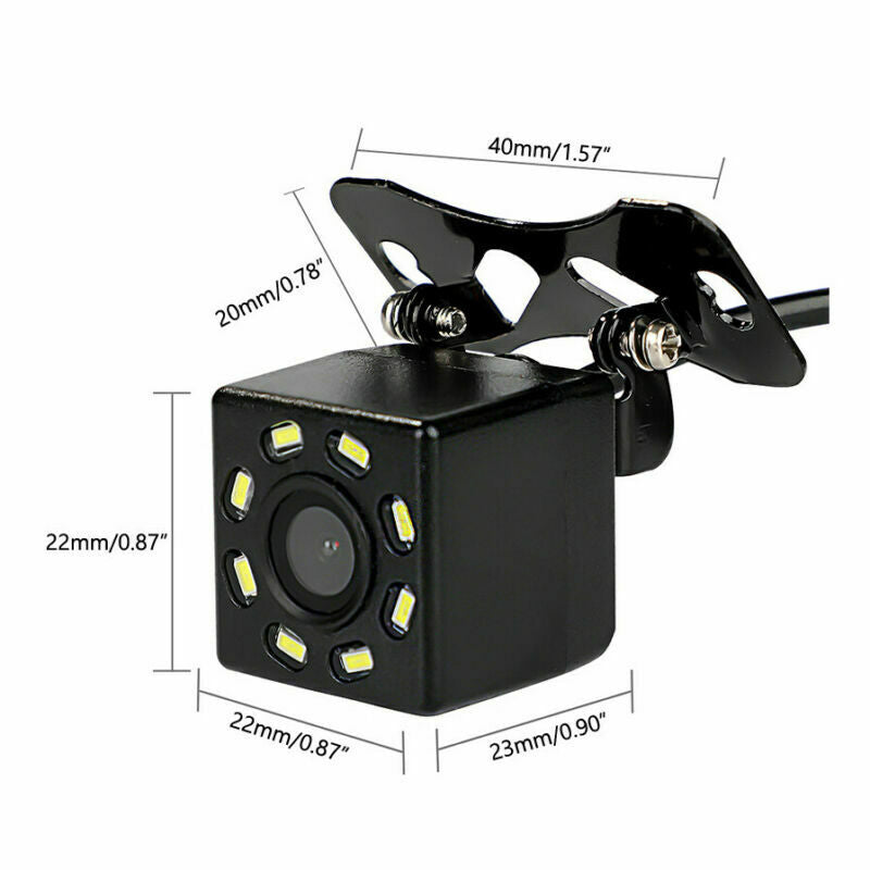 Car Backup 8 LED Camera + 4.3"" TFT LCD Car Foldable Monitor Kit Vehicle System.
