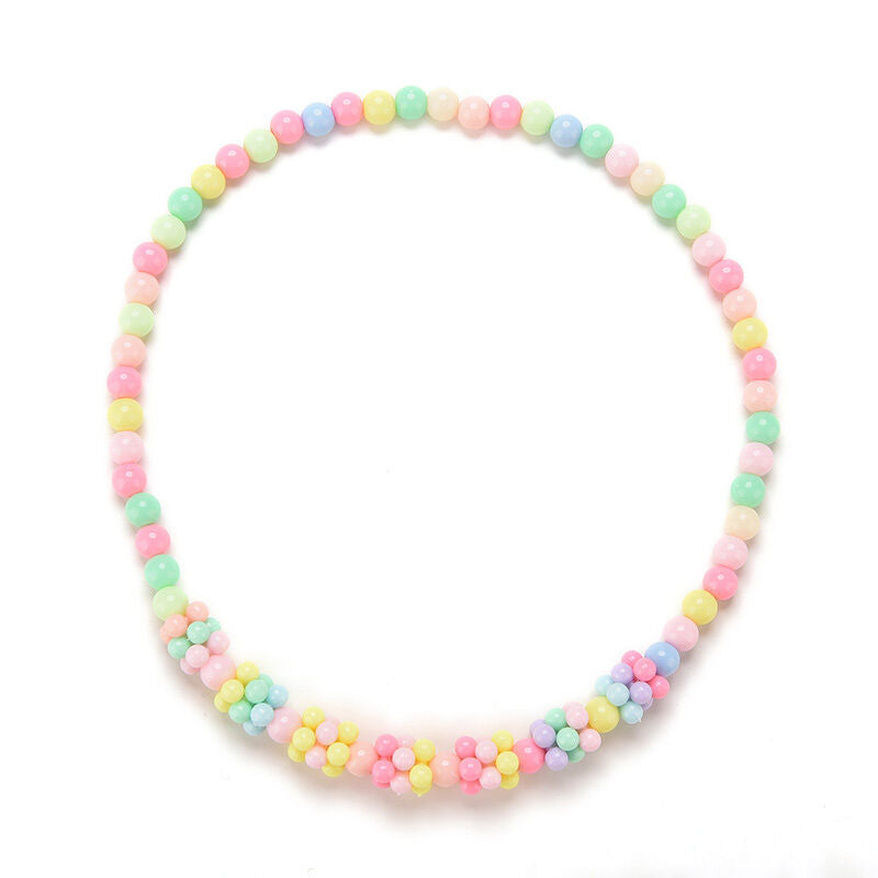 1 Set Girls Necklace Bracelet Set Fashion Charm Necklace Kids Multicolor fine DD
