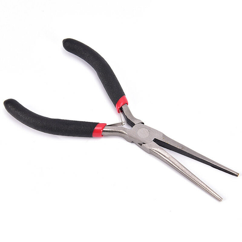 Metal Long Needle Nose Plier Side Cutter Puzzle Modeling Work Precision Tool DD