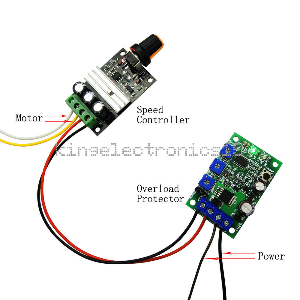10A 6V 12V 24V  PWM DC Motor Over Current Load Protection Switch Module Governor