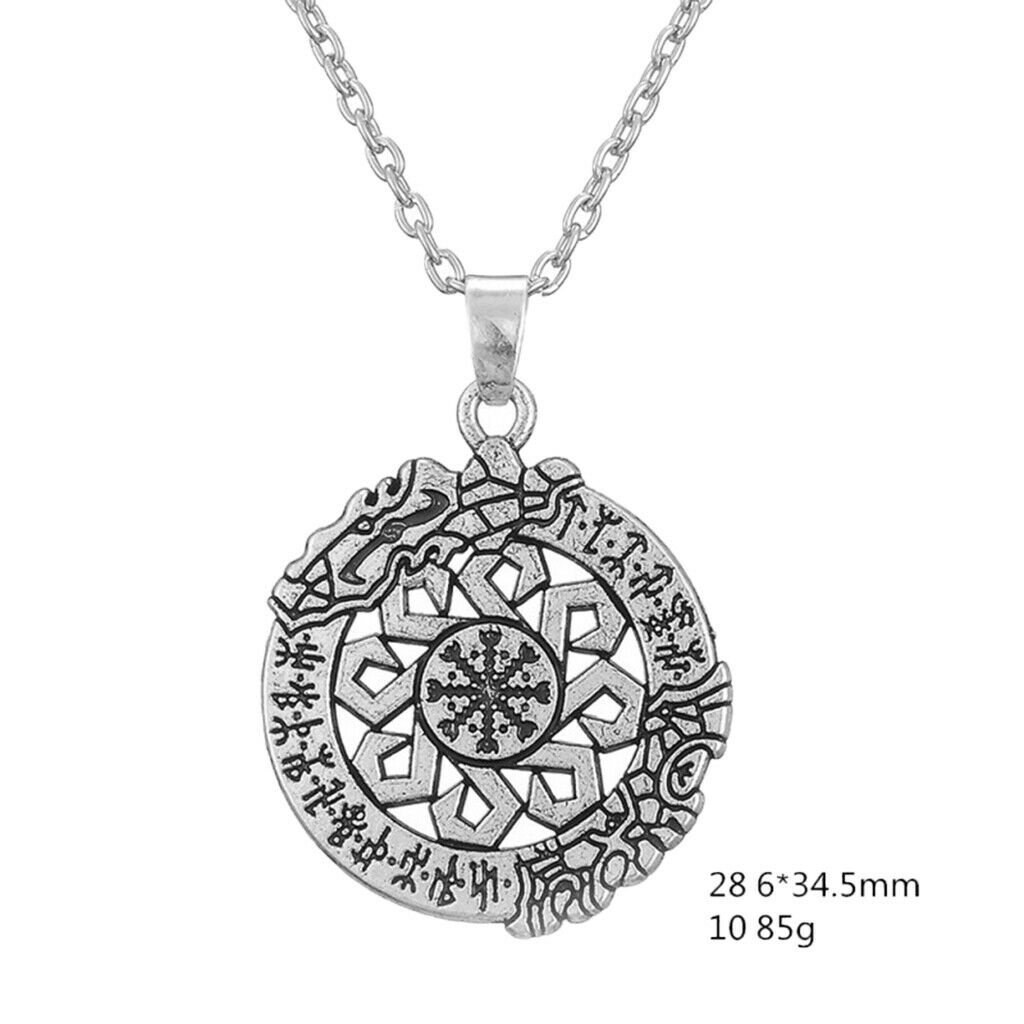 1 Piece Classic Round Pendant Necklace for Jewelry Crafts