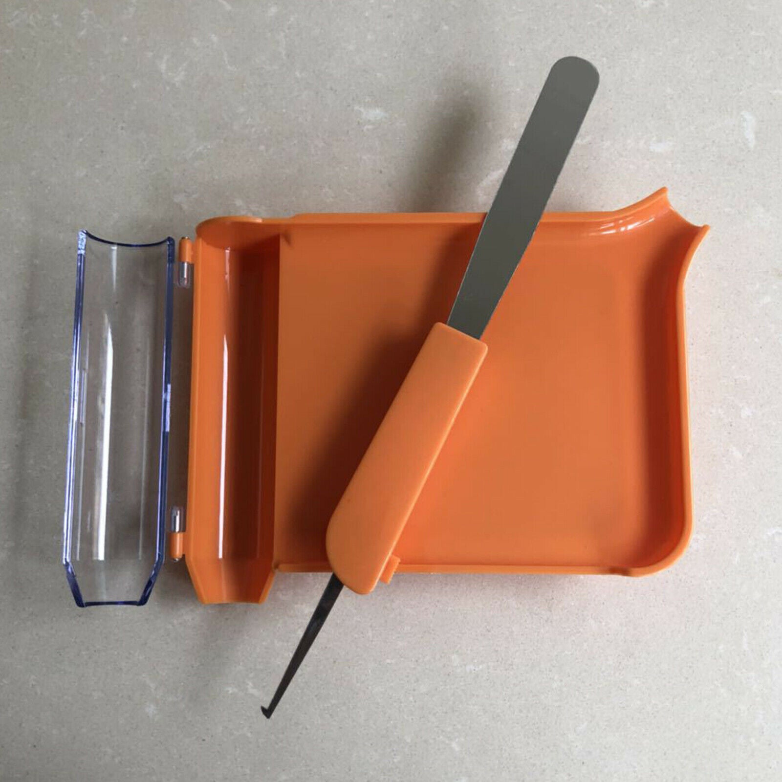 Upgraded Right Hand Pill Counting Tray with Spatula Dual Channel Design 1x