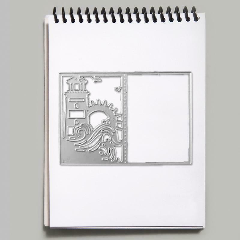 Sunrise Lighthouse Metal Cutting Dies Stencil DIY Scrapbooking Album Paper Card