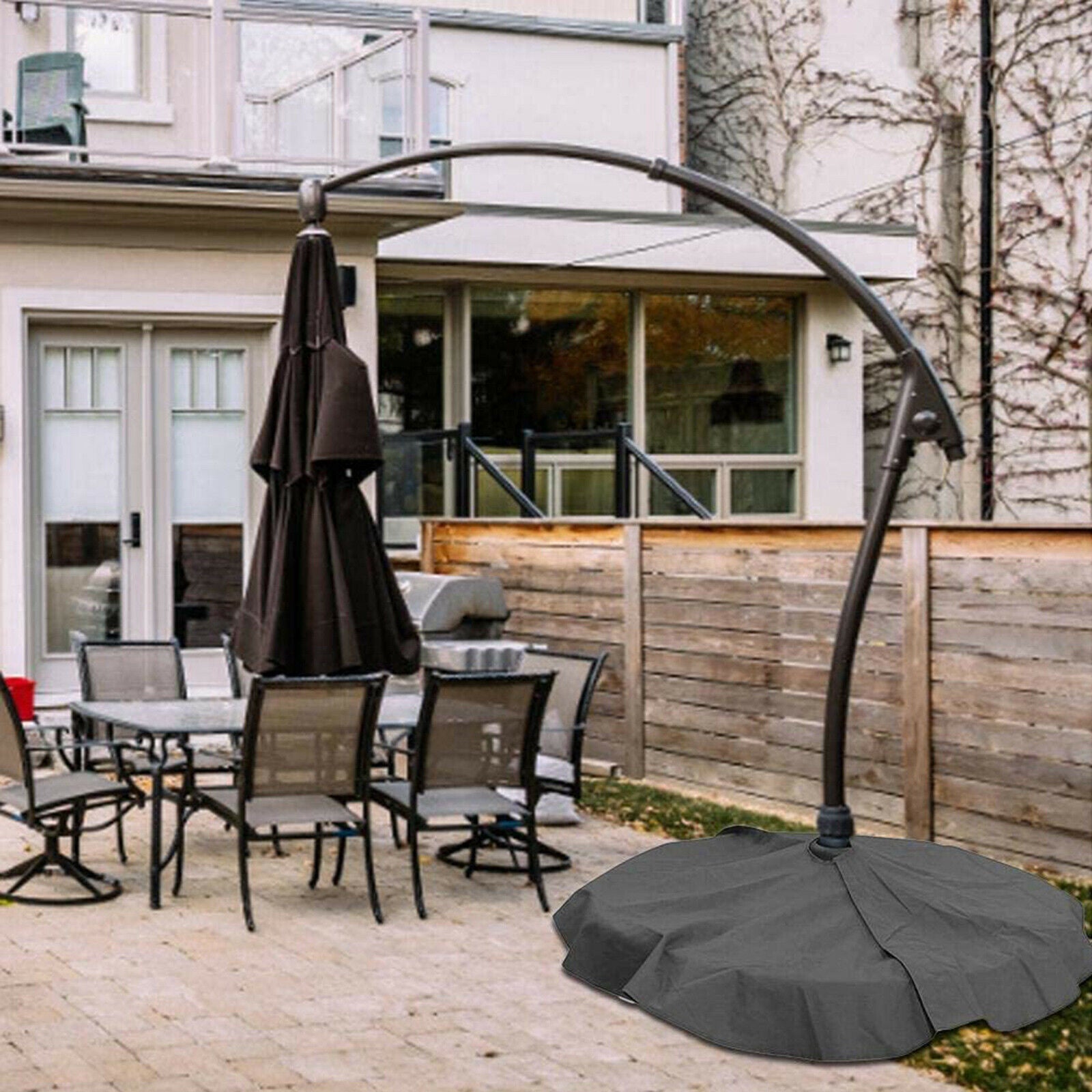 Outdoor Parasol Stands Cover Supplies for Courtyard Garden Patio Beach Yard