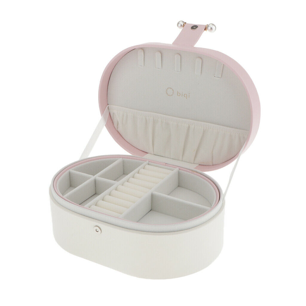 Jewelry Box Jewelry Organizer Collections Travel Storage Case Lockable Pink