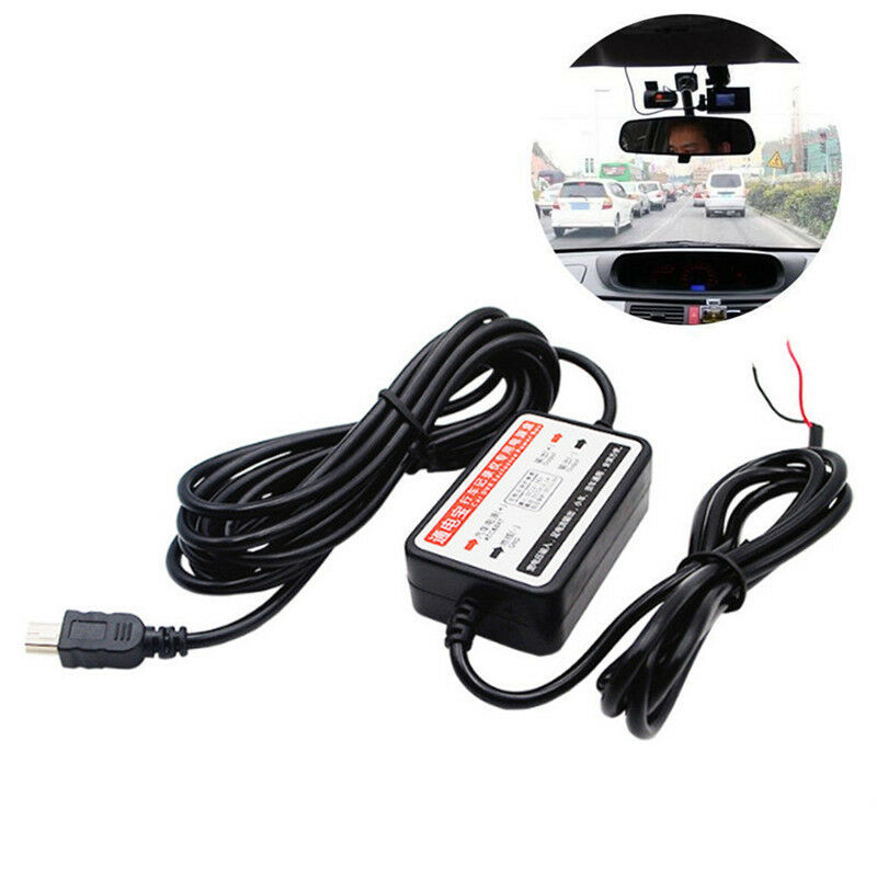 Mini USB DC Car Charger Hard Wire Kit For In Car Dash Cam Camcorder DVR h3A Gy
