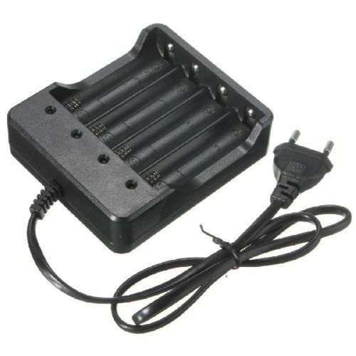 Eu Plug 4Slots Battery Charger With Protection 18650 Lithium-Ion Battery  TH Pb