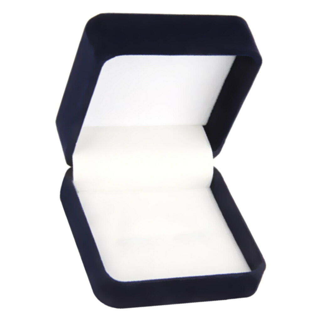 Velvet Interior Cufflink Cuff Holder Links Storage Gift Box Jewelry Display