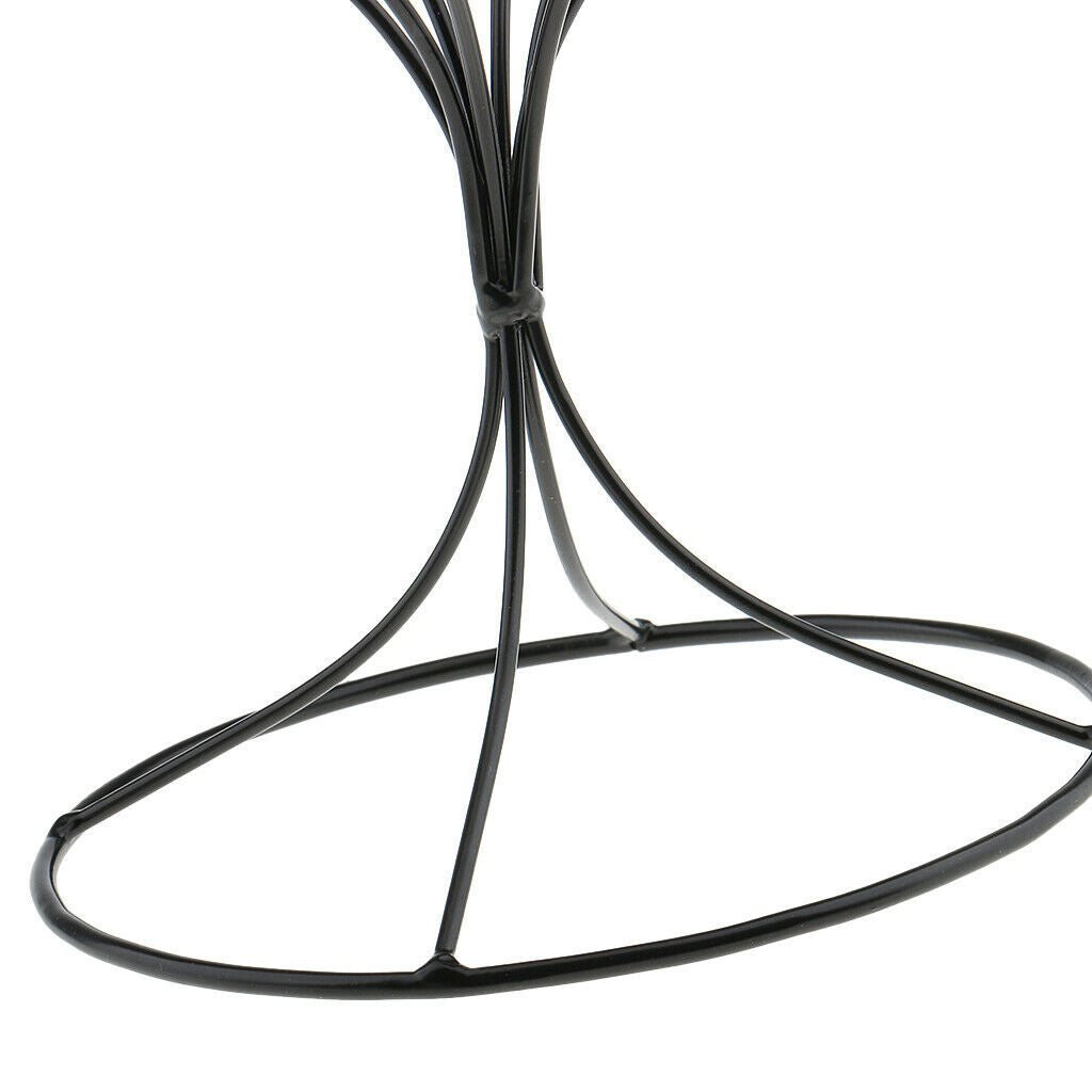 4 Pieces Set of 4 Metal Hat Storage Holder Hair Rack Shelf Stand for Bedroom