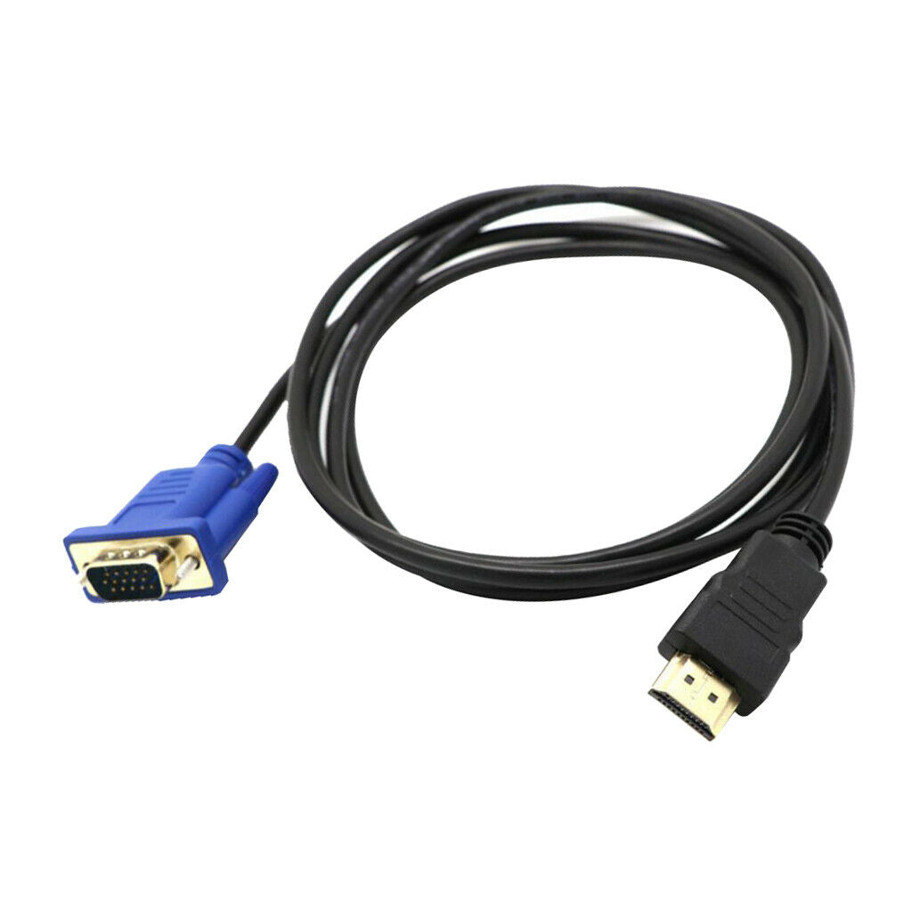 3FT HDMI Male to VGA 15Pin Male Cable Adapter Converter for PC HDTV 1024x768