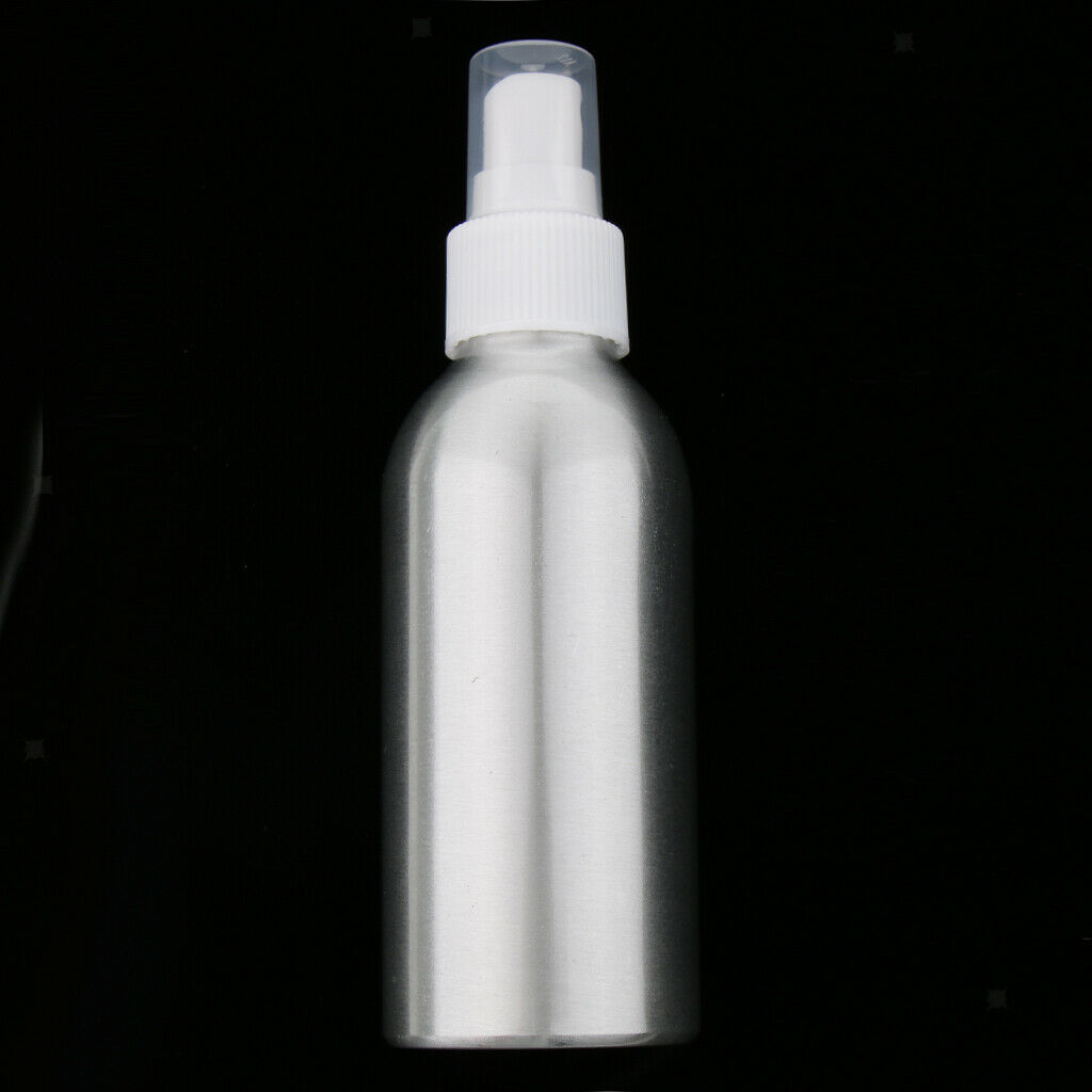 2x120/150ml Aluminum Empty Refillable Fine Mist Spray Bottle Perfume Sparyer