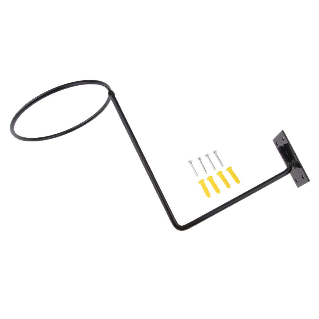 Set of 6, Helmet Holder Display Wall Hanger Wall Mounted Accessories Black