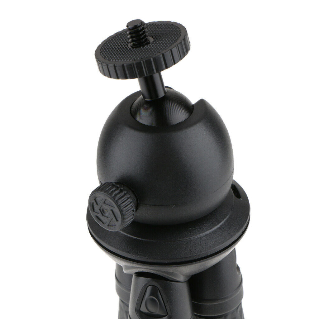 Flexible Foam Mini Tripod Stand with 1/4 Screw & Universal Clamp for  ,