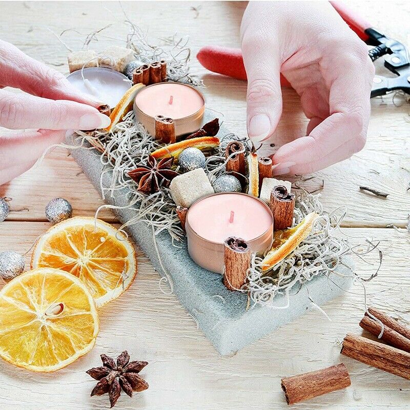 12 Pieces Candle Tin Candle Containers 4 Ounces Candle Jars for Candle MakinQ7W8