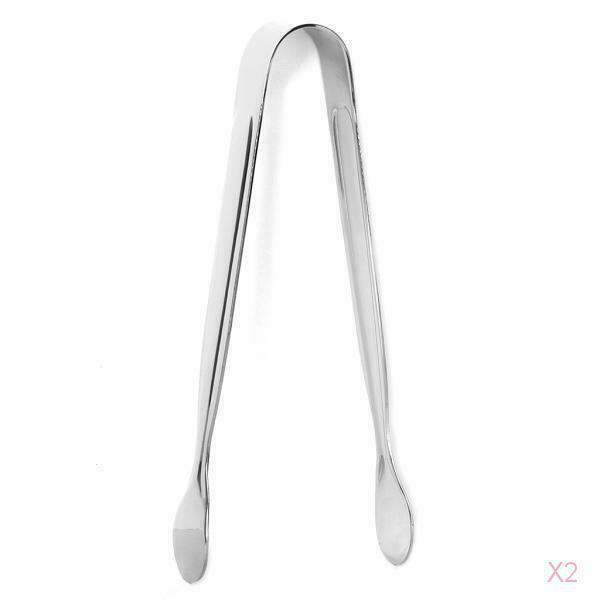2PCS Sugar Tongs Mini Tongs Serving Tongs, 304 Stainless Steel Small Appetizers
