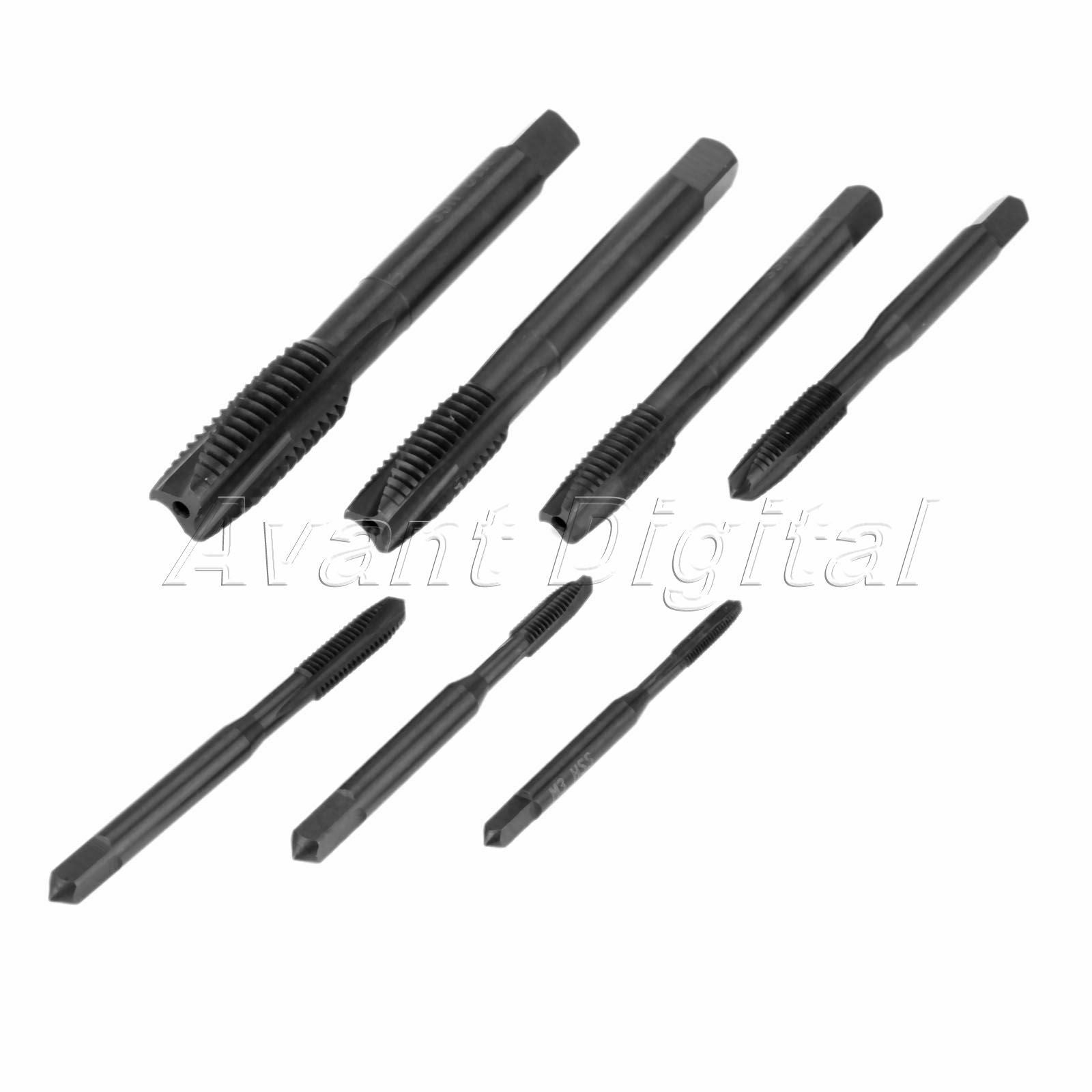 M3/M4/M5/M6/M8/M10/M12 Metric Screw Thread Spiral Pointed Taps Tapping Drill Bit
