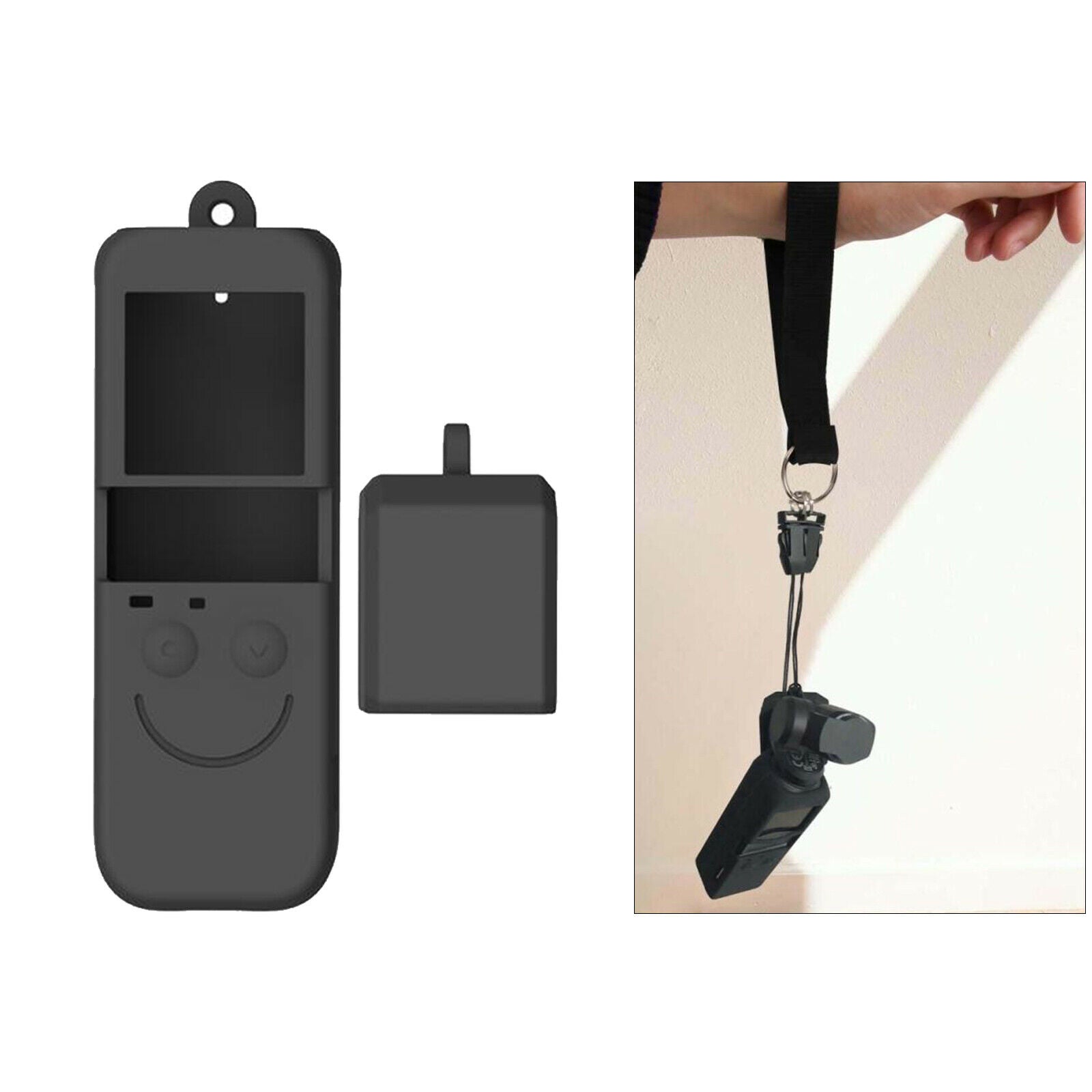 2 in1 Soft Silicone Lanyard Camera Protective Cover for DJI OSMO Pocket 2