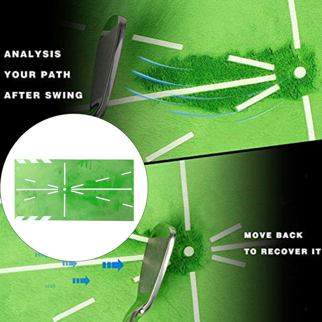 Golf Training Mat Swing Hitting Practice Rug Analysis Backyard Alignment Pad