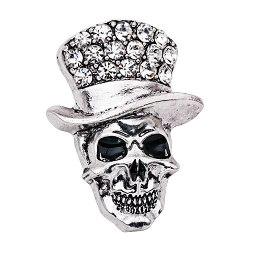 Skeleton Lapel Pins Brooches Fancy Dress Collar Pin Clothing Accessory