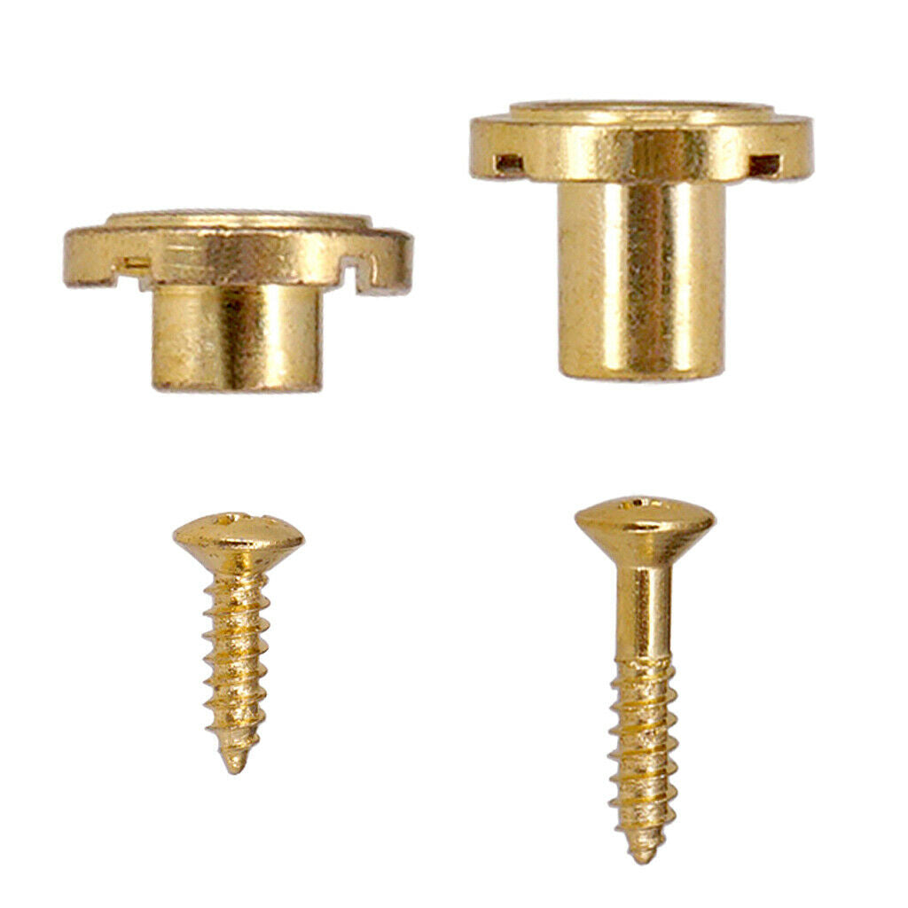 Golden Round String Tree Guide + Screws Set for  Guitar Accessory