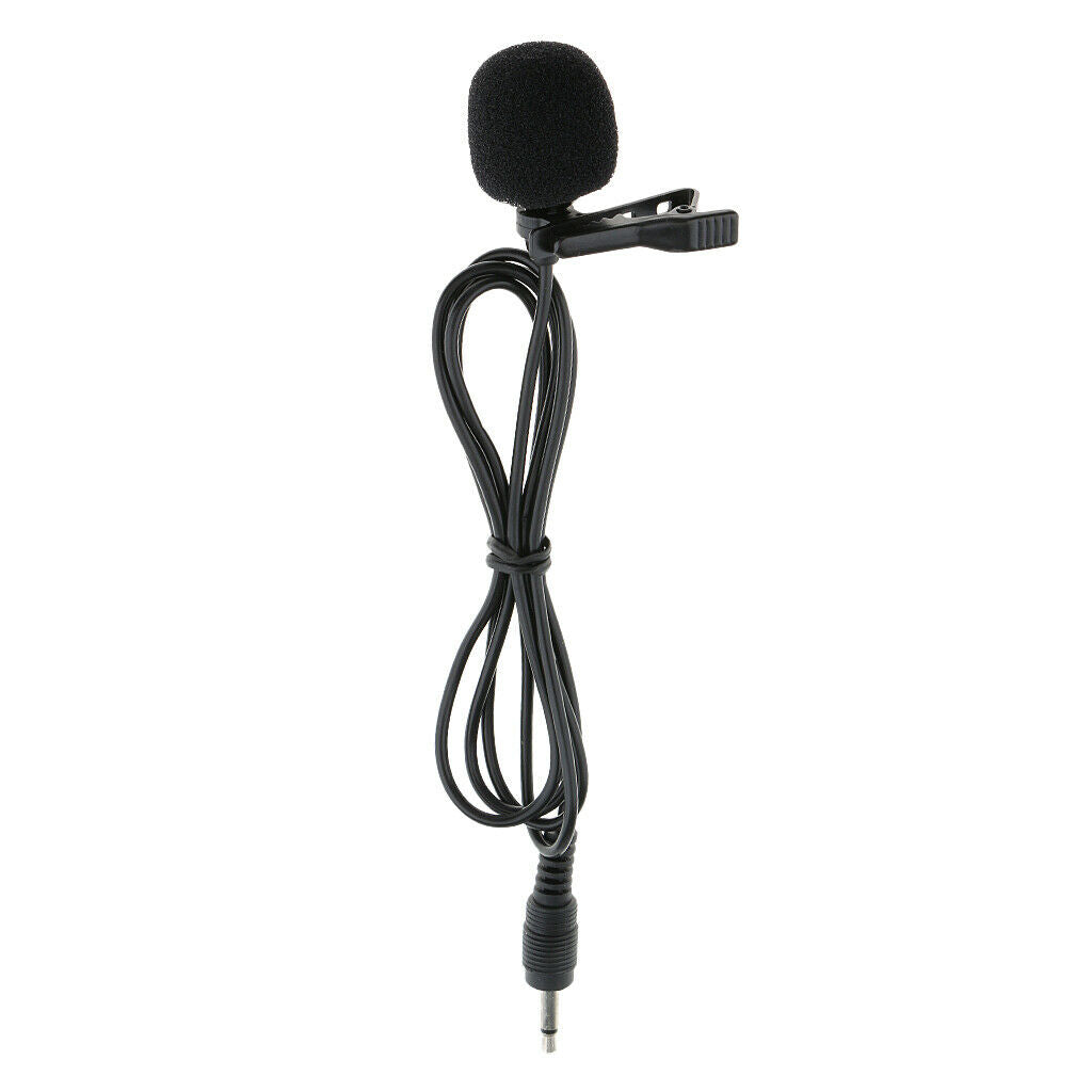 3.5mm Straight Angle Connector   Lavalier Lapel Megaphone Microphone