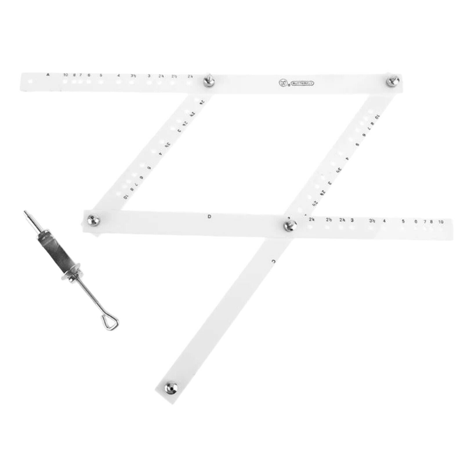 340mm Pantograph Artist Drawing Tool Folding Scale Ruler Metric for Office