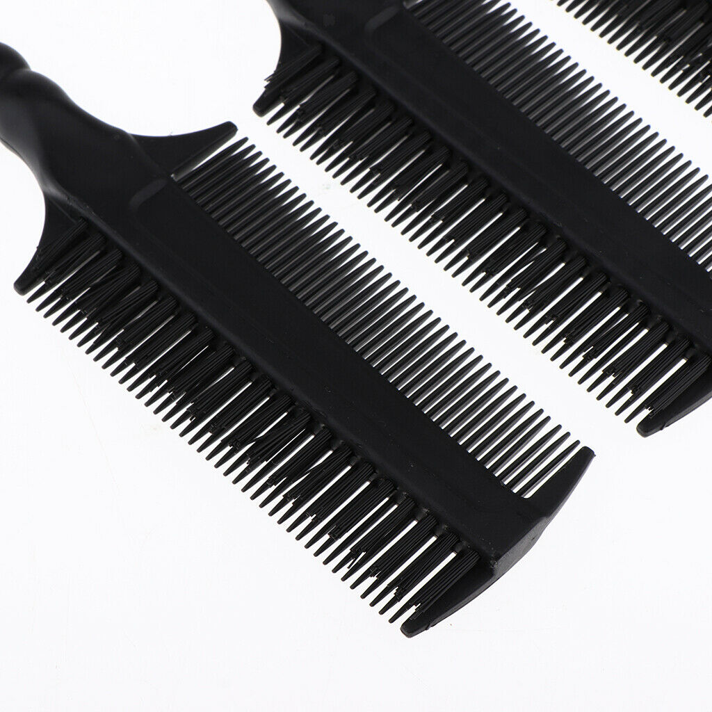 3pcs Highlight Highlighting Comb Teasing Rat Tail Combs Travel Pocket Brush