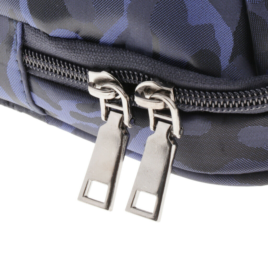 Crystal Singing Pyramid Traveling Carry Bag Case 10inch Blue Camouflage