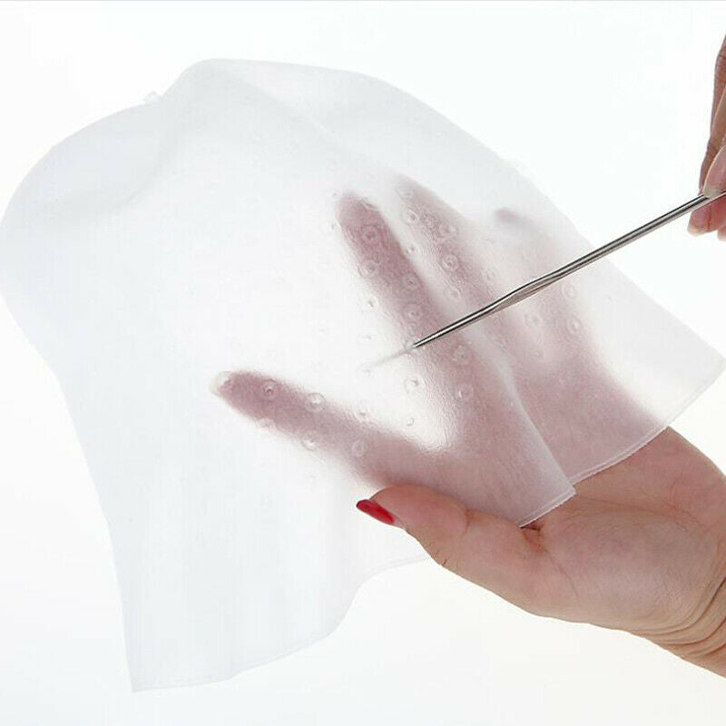 1Pc Silicone Cap Hair Coloring Highlighting Dye Cap Frosting & Meal DEAU