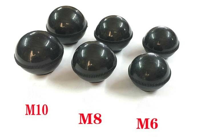 5pc BRIDGEPORT Milling Machine Part Plastic Ball Knobs Handles M10 M8M6 Bore
