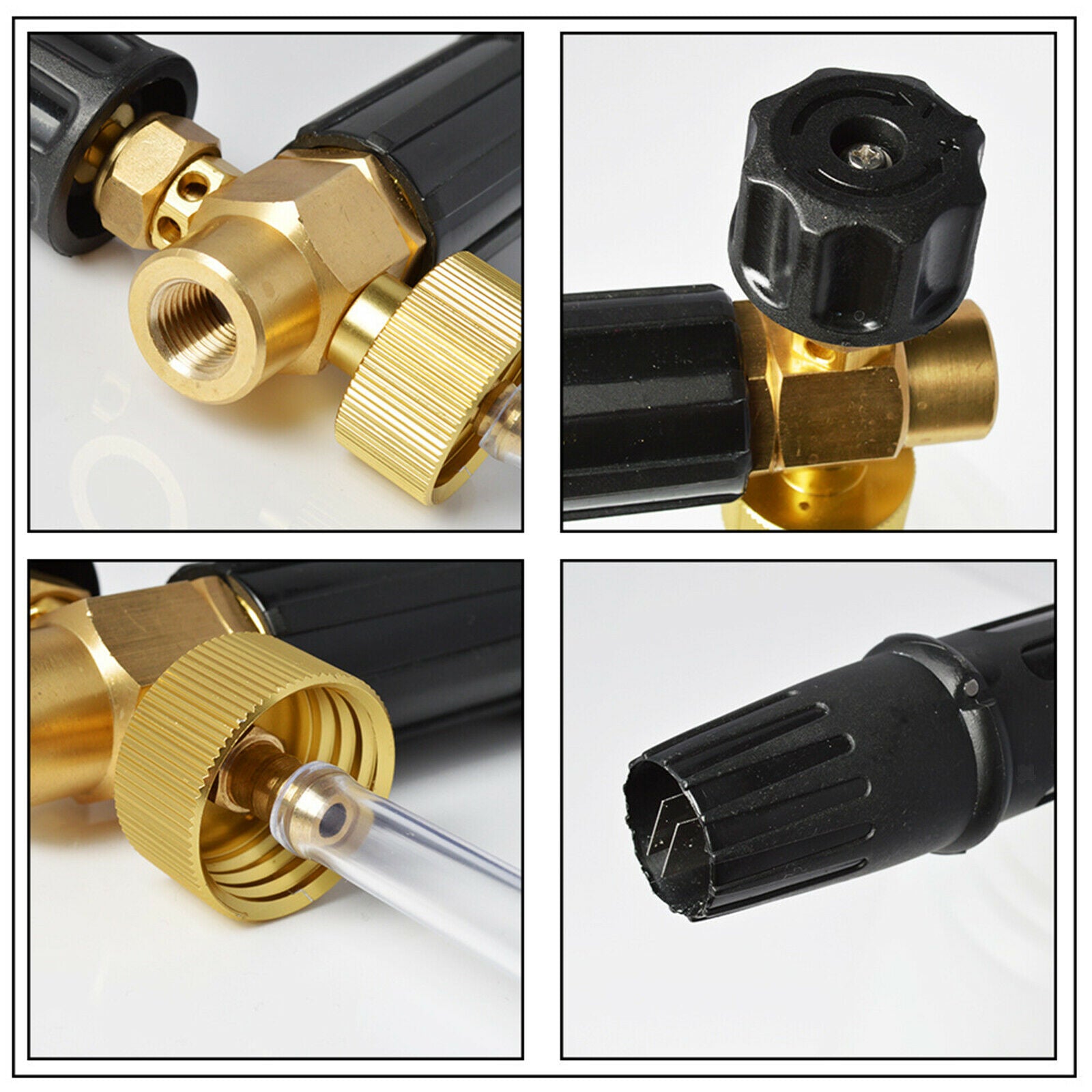 Brass Washer Foam Nozzle Generator Car Washer Foam Wash Snow Foam Sprayer