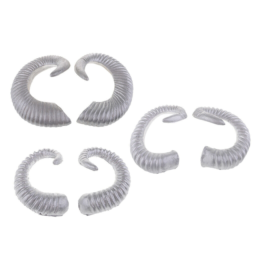 Antelope Sheep Horn Gothic Hair Headband Ornament Accessory Photo Props A