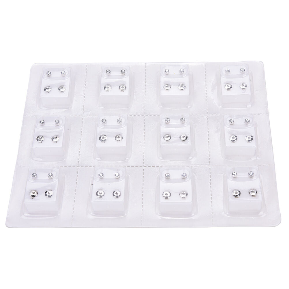 12 Pairs Alloy Piercing Tool Kit Ear Piercing Gun Earing For Piercing Too.l8