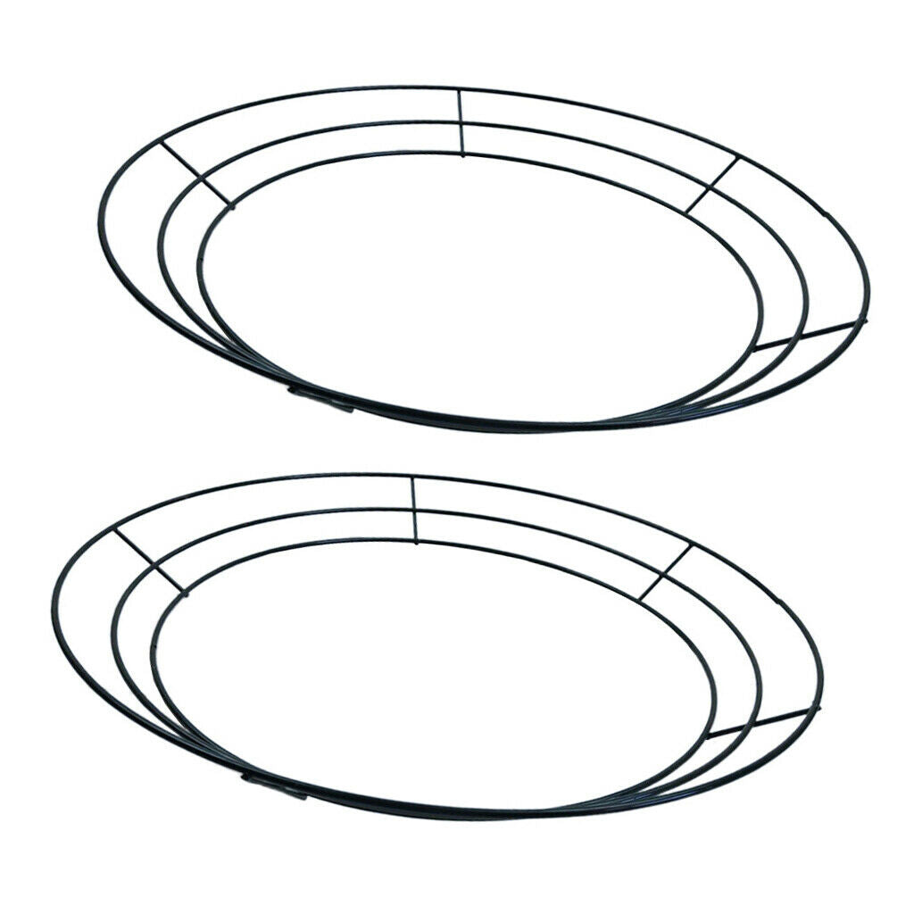2x12" Wire Wreath for Christmas Wedding Holidays Valentines Garden Party Decor