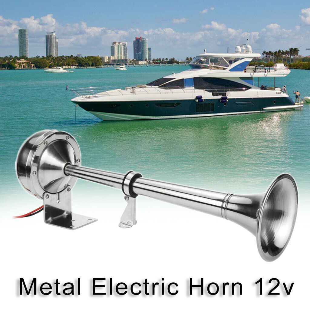 12v Marine Horn 125db Single Air Trumpet for Ship Lorry Premium Quality