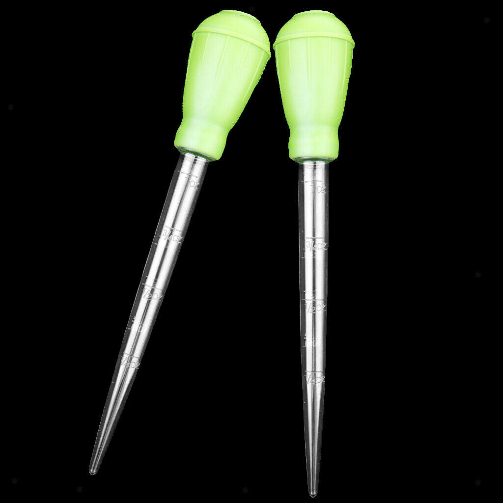 2x Aquarium Dropper Pipette Cleaner Feeder   Tank Cleaning Manual Tool