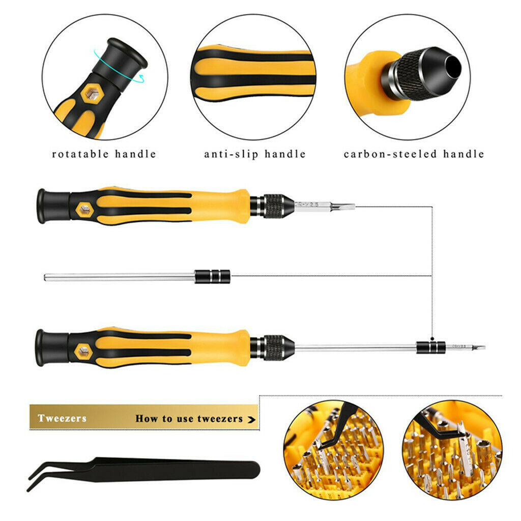 Hexagonal Screwdriver Kit Laptop Tool Repair Nut Bits Metal Hand Tools