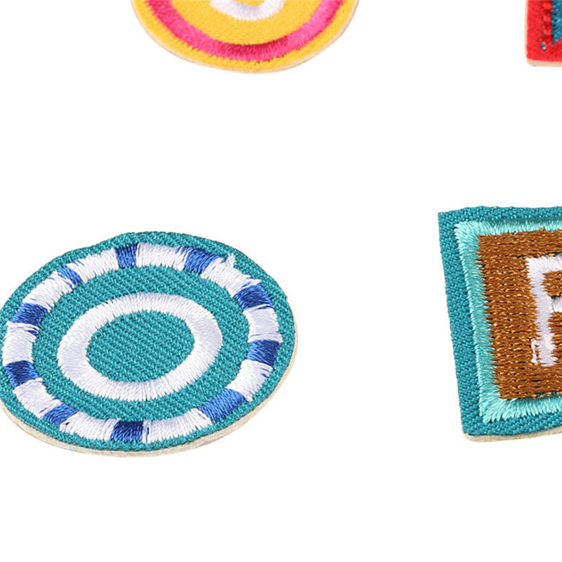 26x Embroidered Letter Iron On Sew On Patches Badge Fabric Applique Craft  P Tt
