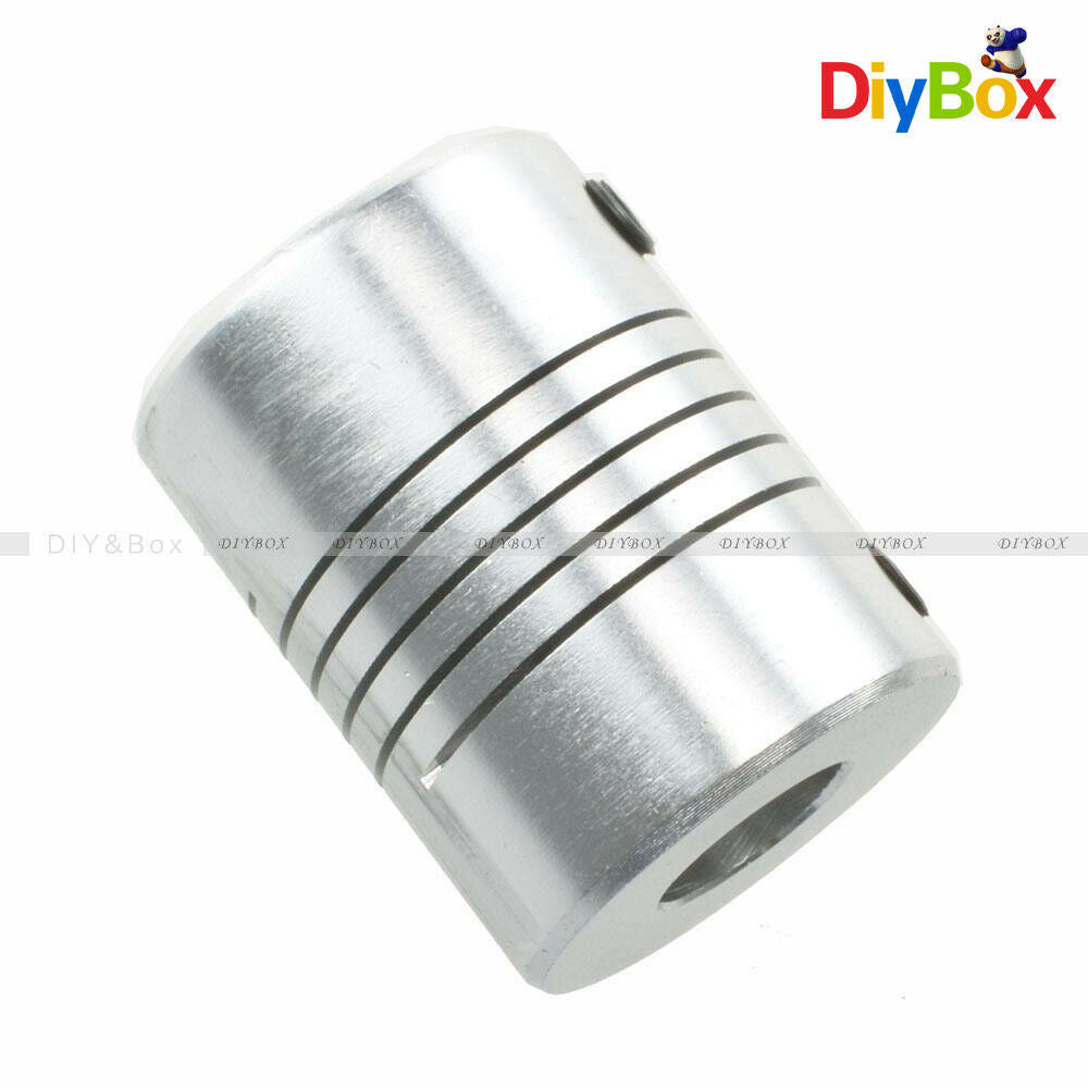 6.35 x 8mm CNC Motor Jaw Shaft Coupler 6.35mm To 8mm Flexible Coupling Gadgets