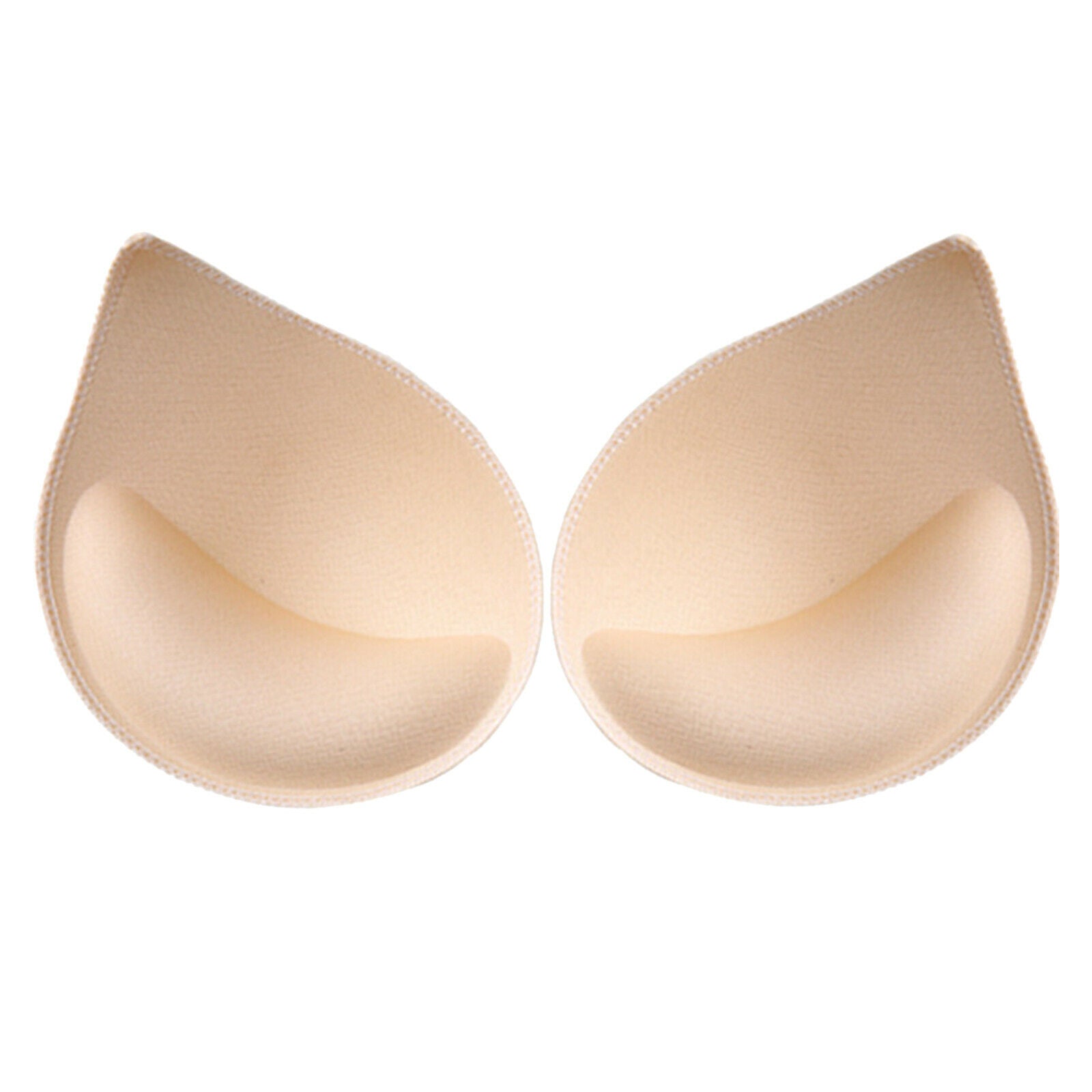 2X Bra Insert Pads Pad Reusable Lightweight Removable for Bikini Sports Skin