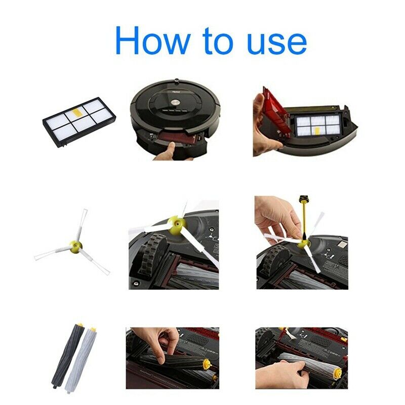 Replacement Kit For Irobot Roomba 800 900 Series 805 860 870 871 880 890 960 9H9